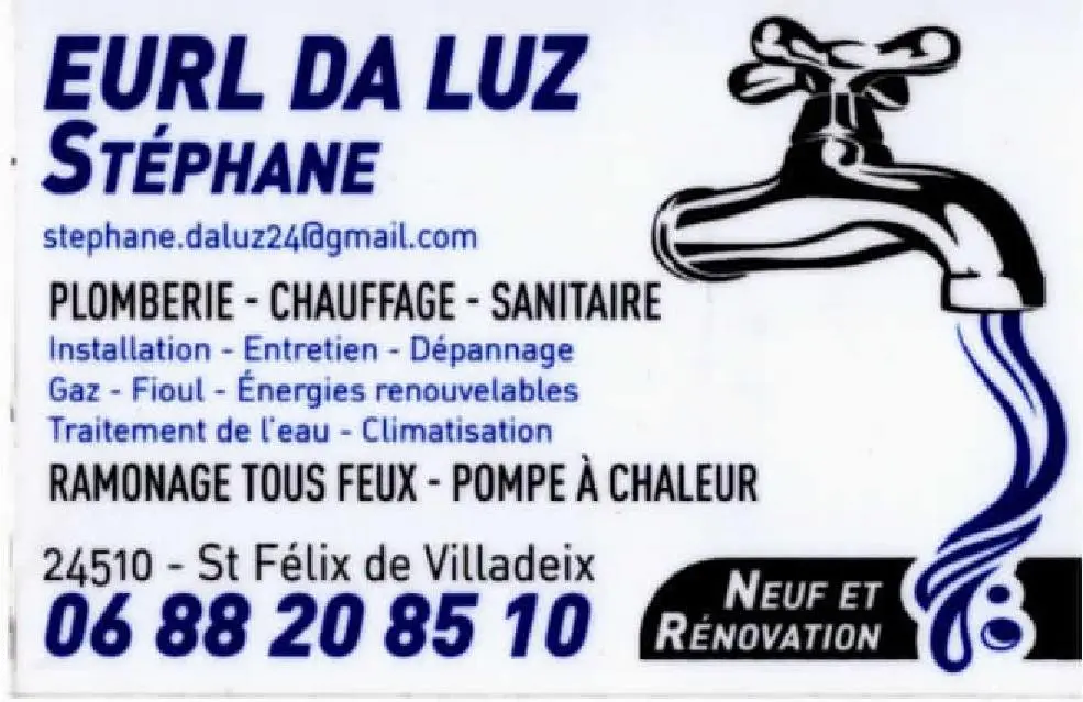 Carte de visite de Stephane Da Luz